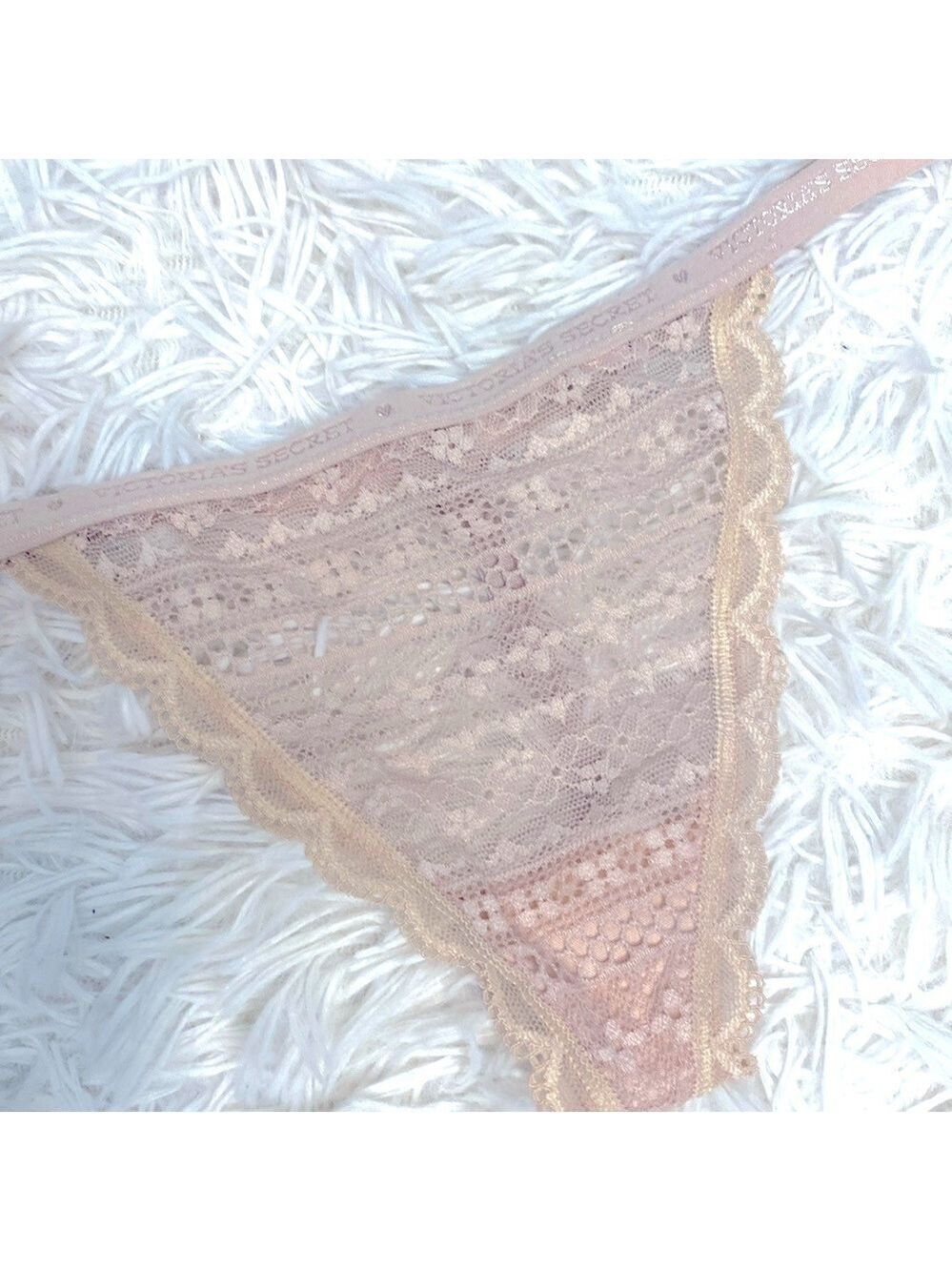 Victoria's Secret Beige Lace Panties